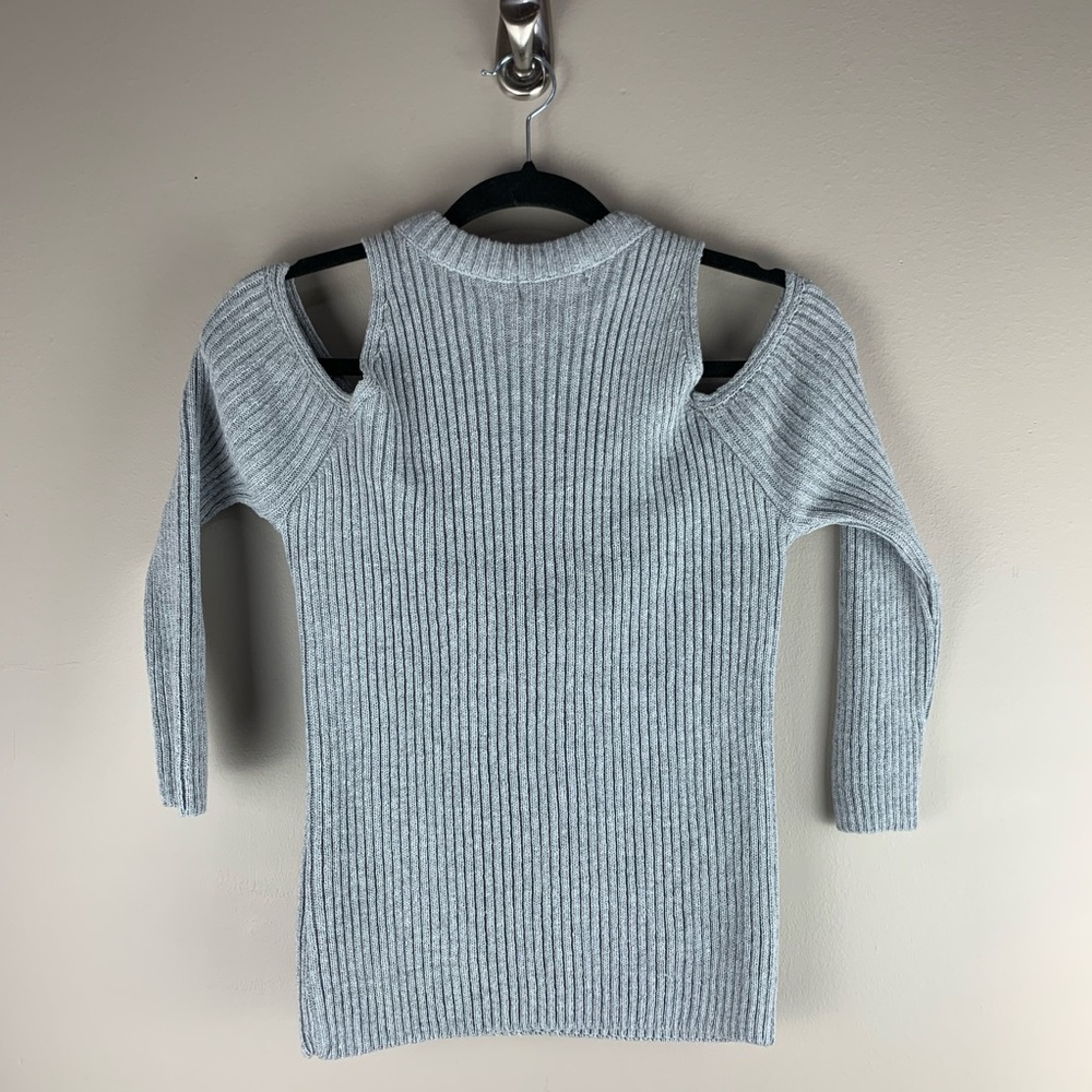 ASOS Light Gray Ribbed Sweater - Picture 6 of 7